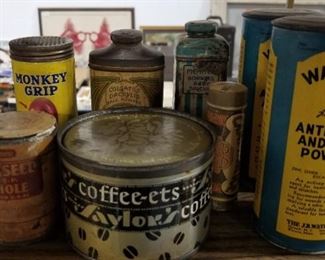 Vintage Tins and Jars 