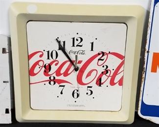 Coca-cola clock