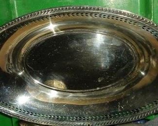 Sterling 8 in oval bowl