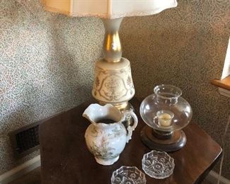 vintage lamp pair