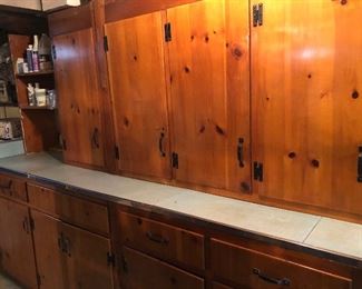 Vintage Pine Cabinetry.  Uppers, Lowers and Pantry 