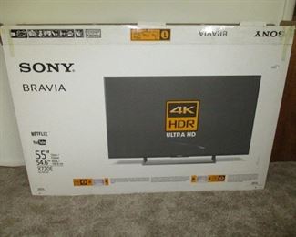 Sony 55" Flat Screen TV   ( In Box )