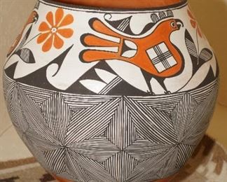 Large Vintage Acoma Pot by Eva Hista