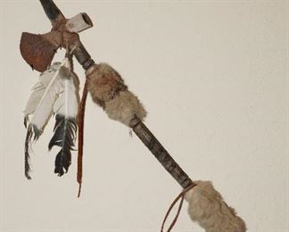 Native American Peace Pipe Tomahawk