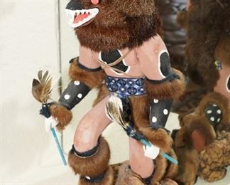 Very Tall "Kweo The Wolf" by B. Polelonema Kachina