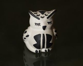 Small signed Acoma Pottery owl