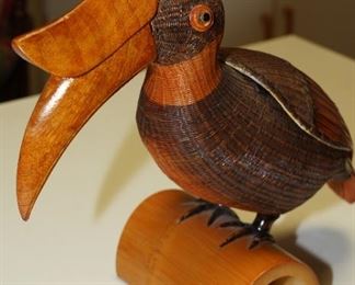 FS Henemader Shanghai collection rattan & wood toucan-asking $1200.00 online at FS Henemader.  Apparently, these are quite desirable and unique.  (Our price is not anymore near this by the way)