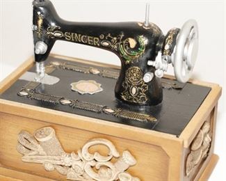 Singer sewing machine hidden sewing box