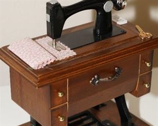 Singer sewing table display model-perhaps a salesman sample?