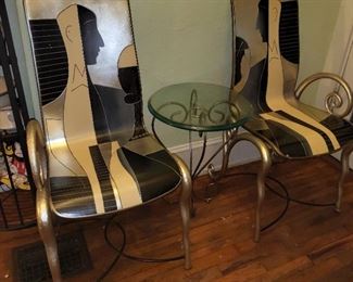 Mid century chairs. 
1,500.00 for pair