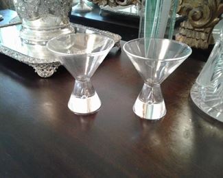 Pr Steuben Cocktail Glasses