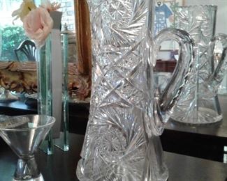 Cut Glass Champagne Tankard