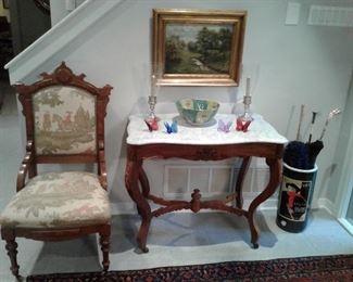 Marble Top Center Table