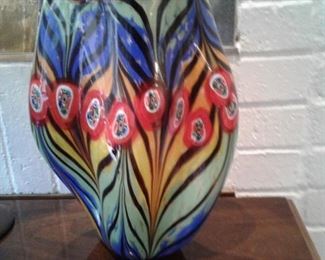Art Glass Vase, new