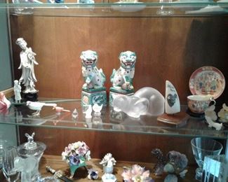 Lalique Cat,  Phoo Dogs