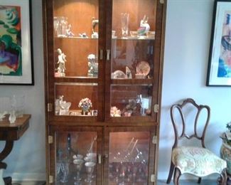 Modern Campagne style Display Cabinet