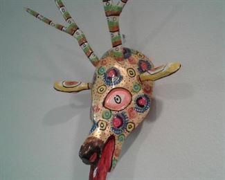 Exotic Mask, carved wood