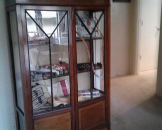 Small Mahogany Display Cabinet