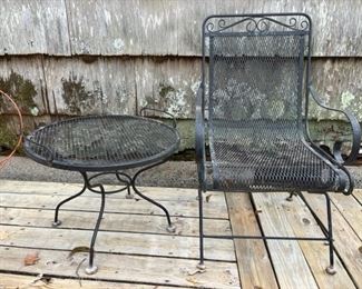 one chair and one table only