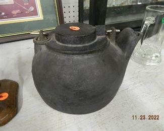 cast iron coffee pot