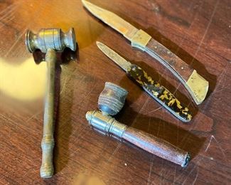 Antique Pocket Knives 
Antique Pipe 