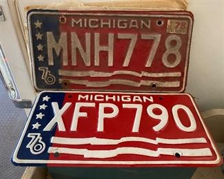 1976 License Plates 