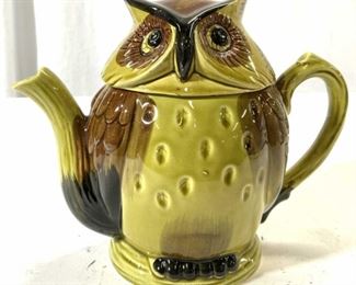 LEGO Porcelain Owl Teapot W Lid
