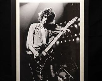 Keith Richard Photo by Richard E. Aaron.  Hand Printed & Signed by Richie Aaron.   one off.     $2,500