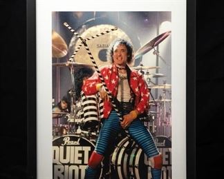 Quiet Riot Photo by Richard E. Aaron.  Hand Printed, Numbered & Signed by Richie Aaron.  2/30
