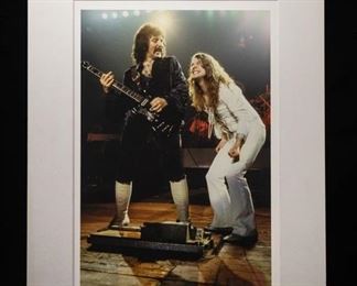 Black Sabbath w/ Ozzie Photo by Richard E. Aaron.  Hand Printed, Numbered & Signed by Richie Aaron.  2/30