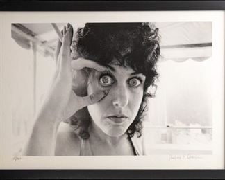 Grace Slick   Photo by Richard E. Aaron.  Hand Printed, Numbered & Signed by Richie Aaron.  15/30.   $2,200