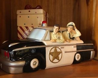 Mayberry Police Car (Andy Griffith) Cookie Jar. Very Rare by Candor Limited Edition #843/2400     $750
