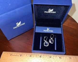 #J2  Swarovski Pierced Earrings 2011.  Price 15.00