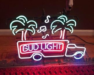 Budlight neon sign