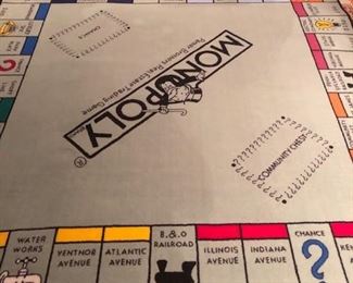 custom Monopoly game rug