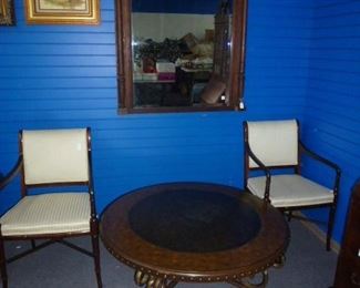 Round Occasional/Coffee Table and Chairs