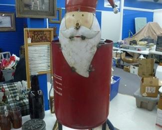 Oil Can Santa