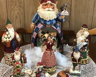 Several Beautiful Jim Shore Christmas Pieces