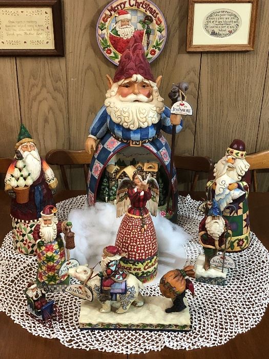 Several Beautiful Jim Shore Christmas Pieces