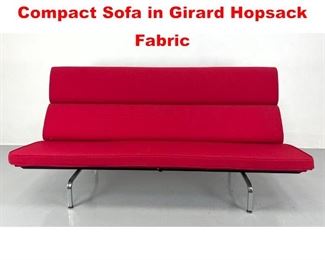 Lot 1 Herman Miller EAMES Compact Sofa in Girard Hopsack Fabric
