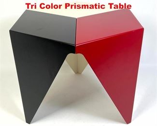 Lot 92 Isamu Noguchi Vitra Edition Tri Color Prismatic Table