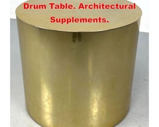 Lot 130 HABITAT International Drum Table. Architectural Supplements. 