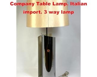 Lot 241 Mutual Sunset Lamp Company Table Lamp. Italian import. 3 way lamp