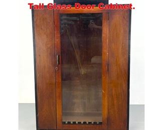 Lot 328 JOSE MARGARIDA Art Deco Tall Glass Door Cabinet. 