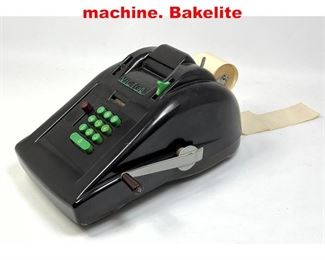 Lot 338 Machine age Victor adding machine. Bakelite