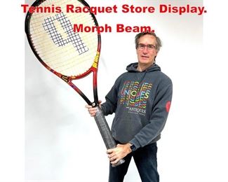 Lot 394 Extremely Large 58 Prince Tennis Racquet Store Display. Morph Beam. 