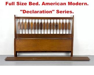 Lot 417 KIPP STEWART for DREXEL Full Size Bed. American Modern. Declaration Series. 