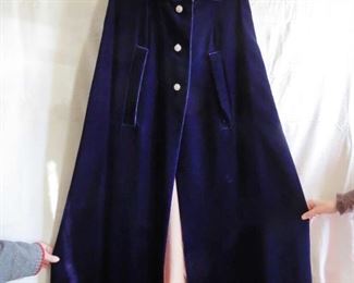 Gorgeous purple velvet full length hooded opera cape. PLEASE DO NOT CALL OR TEXT with questions about items for this sale.