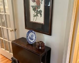 Tea caddy (CW), gate leg table, traditional art