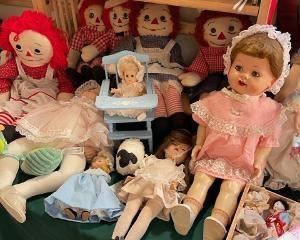 Some of the vintage dolls